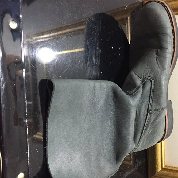 ROOTS BOOTS LEATHER SLOUCH / FOLD OVER  BOOTS SIZE 9 - Picture 7 of 11